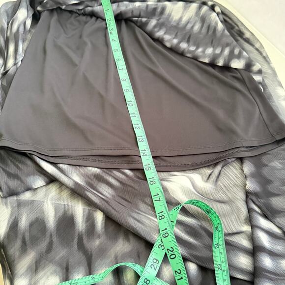 Express High Low Sheer Tie-Dye Layered Skirt Size XS Asymmetric Boho Festival - Picture 10 of 10